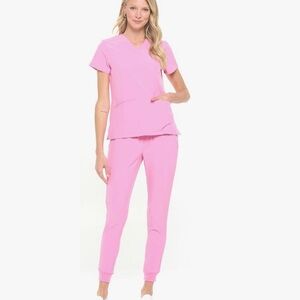 Women's Pink scrub set